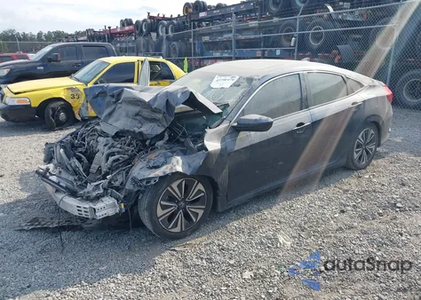 2017 Honda Civic Ex-L from USA, damaged, VIN 19XFC1F71HE010096